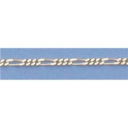 Pure Gold 16  14k Gold-Yellow 1.4mm Figaro Chain 2.2g