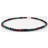 Image 2 : 208.41ct Natural Multi-Color Rondelles Necklace