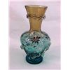 Image 3 : Stunning RARE Amber and Blue Victorian Vase
