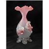Image 1 : Cranberry Opalescent Victorian Vase