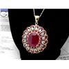 Image 1 : $27,039 Full Appraisal Ruby & Dia. Pendant
