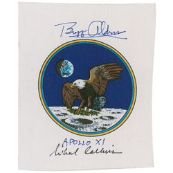 Buzz Aldrin and Michael Collins