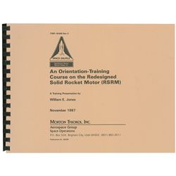 Redesigned Solid Rocket Motor Manual