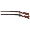 Image 2 : Collector's Lot of Two Antique Winchester Model 1892 Lever Action Rifles