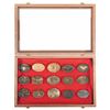 Image 1 : Collection of NRA Golden Eagles Belt Buckles with Display Case