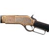 Image 3 : Custom Engraved Winchester Model 1876 Lever Action Rifle with Carved Stock