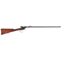 French Pinfire Revolving Rifle
