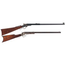 Two Antique Single Shot Rifles