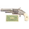 Image 1 : Smith & Wesson Model 1 1/2 Second Issue Revolver with Ivory Grips and Ammunition