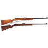 Image 1 : Two German Single Shot Bolt Action .22 Rifles