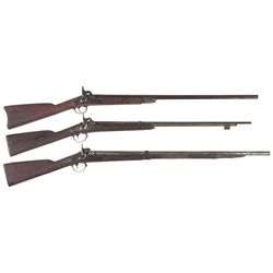 Three Percussion Muskets