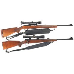 Two Scoped Winchester Rifles