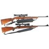 Image 1 : Two Scoped Winchester Rifles