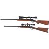 Image 2 : Two Model 1885 Falling Block Rifles with Scopes