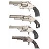 Image 1 : Collector's Lot of Four Smith & Wesson Spur Trigger Revolvers