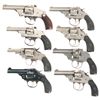 Image 1 : Collector's Lot of Eight Double Action Revolvers A) Smith & Wesson .38 Double Action 3rd Model