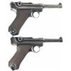 Image 2 : Two Mauser P08 Luger Pistols