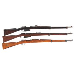 Three Military Bolt Action Rifles