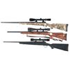 Image 2 : Three Savage Bolt Action Rifles with Scopes