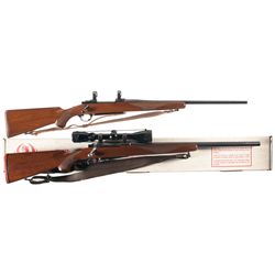 Two Ruger M77 Bolt Action Rifles