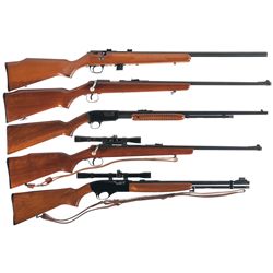 Five Sporting Rifles