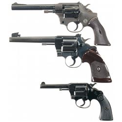Three Double Action Revolvers