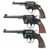 Image 1 : Three Colt Double Action Revolvers