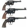 Image 2 : Three Colt Double Action Revolvers
