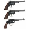 Image 2 : Three Smith & Wesson Double Action Revolvers