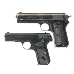 Two Colt Semi-Automatic Pistols