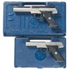 Image 1 : Two Colt Semi-Automatic .22 Pistols with Cases