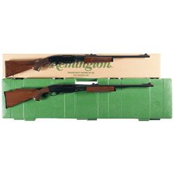 Two Remington Slide Action Rifles