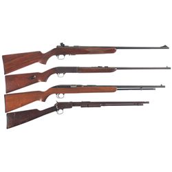 Four .22 Caliber Rifles