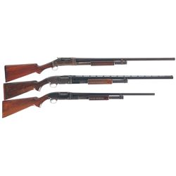 Three Winchester Shotguns