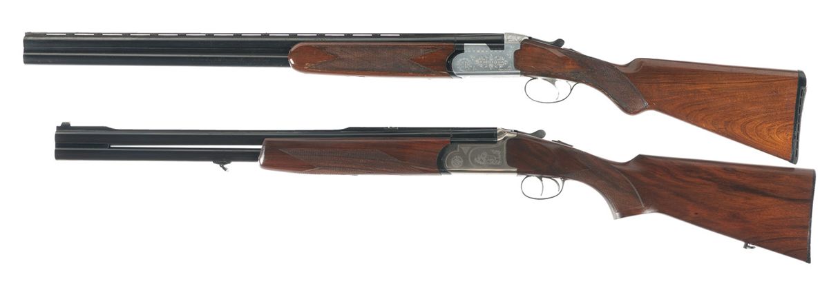 Two Italian Over/Under Shotguns