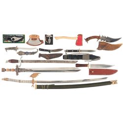 Grouping of Swords and Edged Weapons