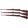 Image 2 : Collector's Lot of Three German Gew 98 Bolt Action Rifles