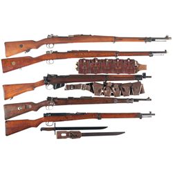 Five Bolt Action Rifles