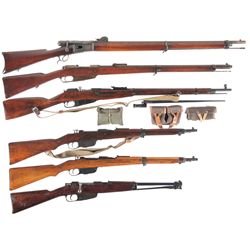 Six Bolt Action Rifles
