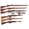 Image 1 : Six Bolt Action Rifles