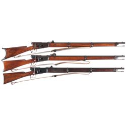 Three Vetterli Bolt Action Rifles