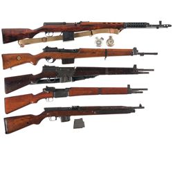Five Military Rifles