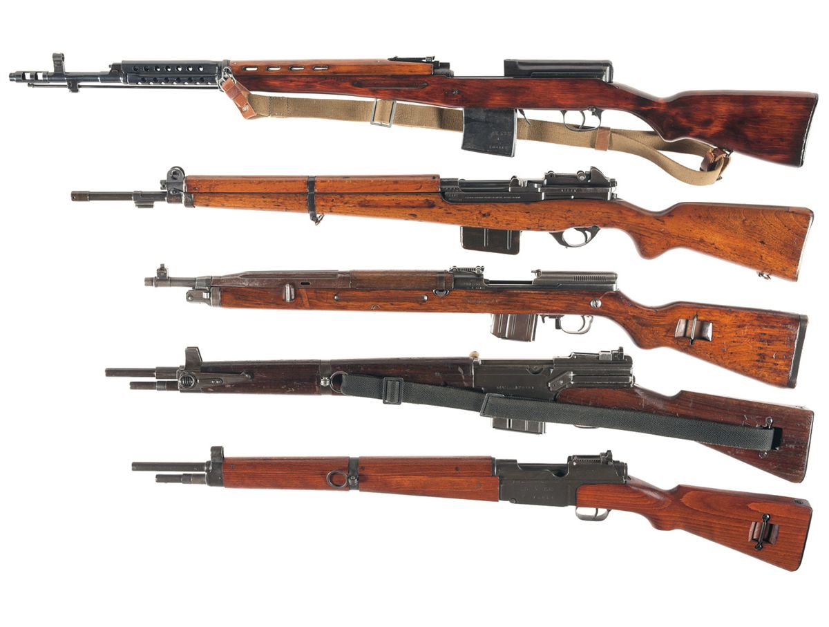 Five Military Rifles