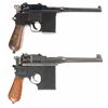 Image 2 : Two Chinese Broomhandle Semi-Automatic Pistols