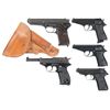 Image 1 : Five European Semi Automatic Pistols
