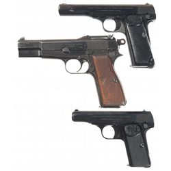 Three FN Semi-Automatic Pistols