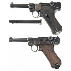 Two Luger Pistols