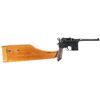Image 2 : Navy Arms TU-711 Broomhandle Mauser Copy Semi-Automatic Pistol with Box, Case, Shoulder Stock/Holste