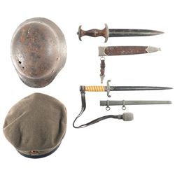 German Headgear and Daggers