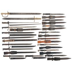 Lot of Bayonets and Edged Weapons